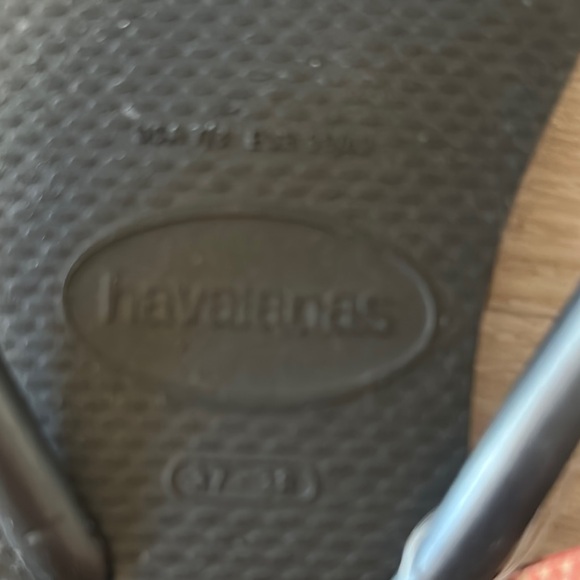 Havaianas Glitter Black Flipflops - Picture 6 of 6